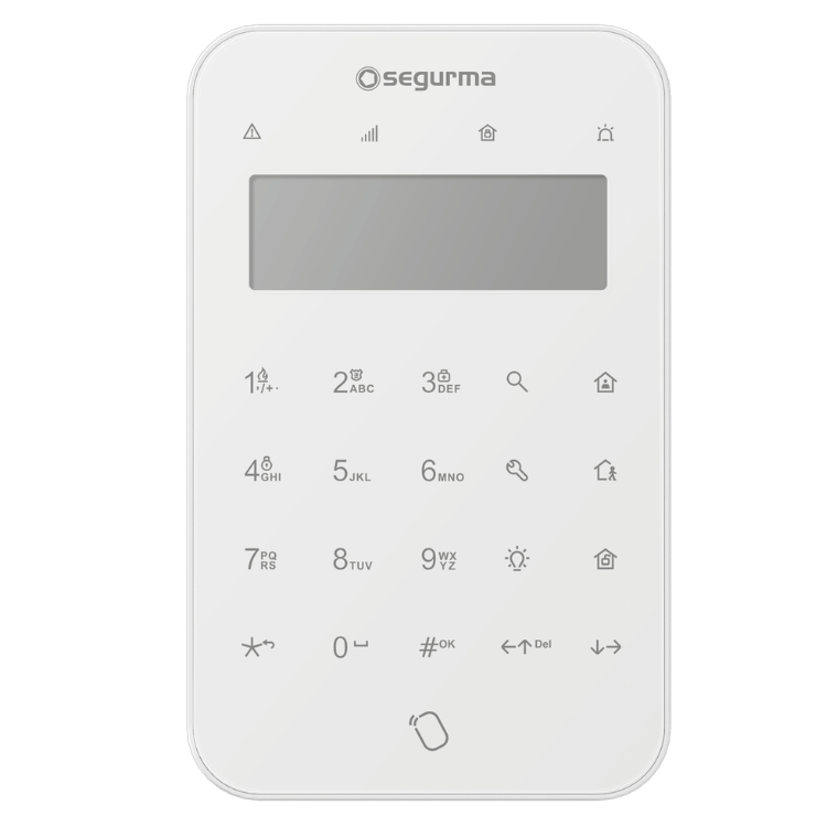 Teclado de activación de alarma